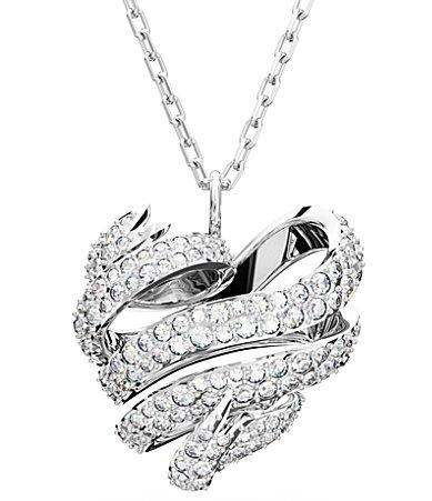 Swarovski Volta Collection Crystal Heart Short Pendant Necklace Product Image