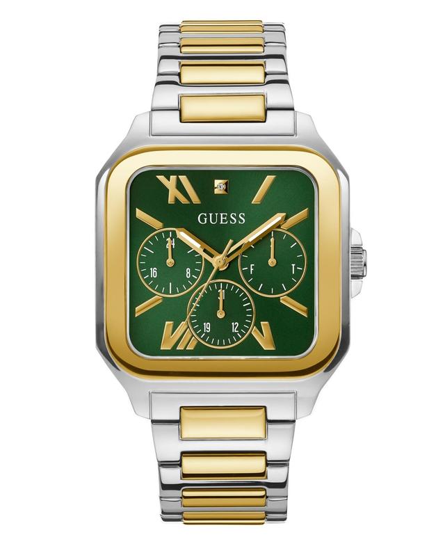 Guess Mens Multi-Function Two-Tone Stainless Steel Watch 42mm - Two-Tone Product Image