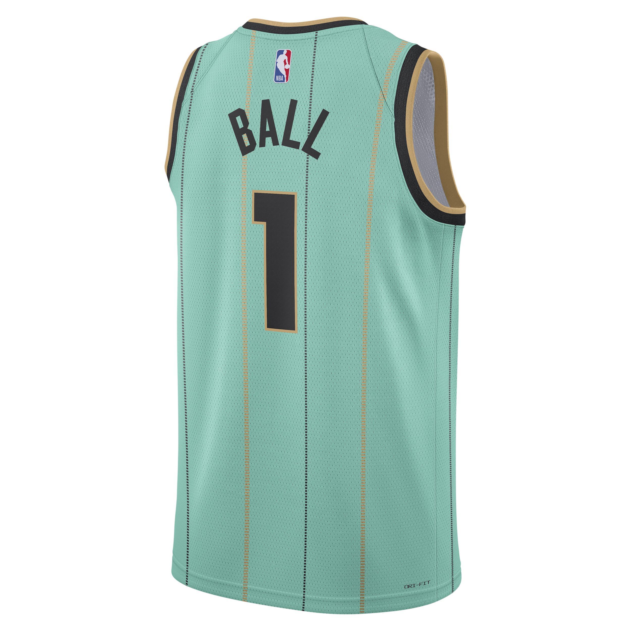 LaMelo Ball Charlotte Hornets 2024/25 City Edition Nike Men's Dri-FIT NBA Swingman Jersey Product Image