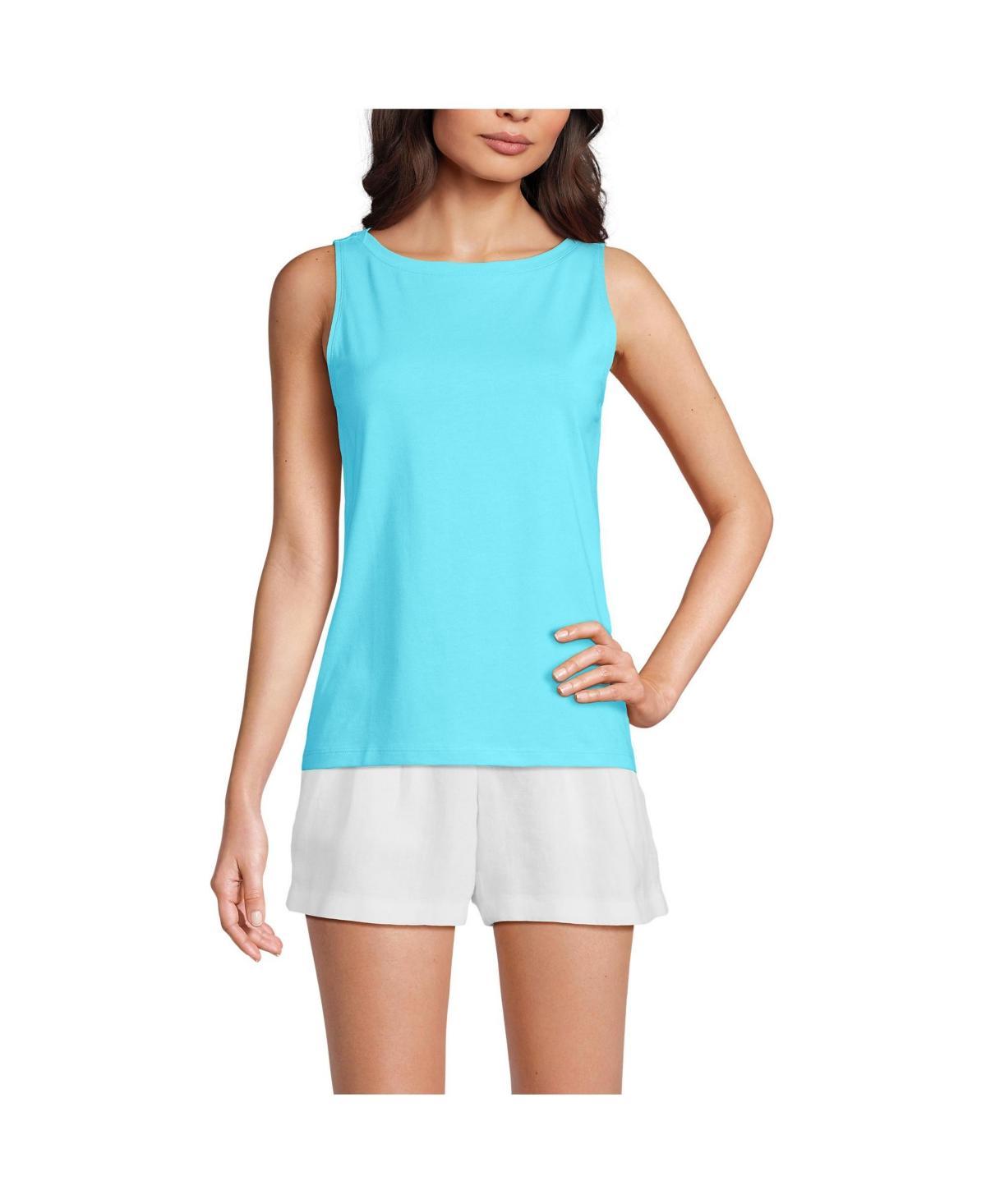 Lands End Womens Supima Cotton Tank Top Product Image