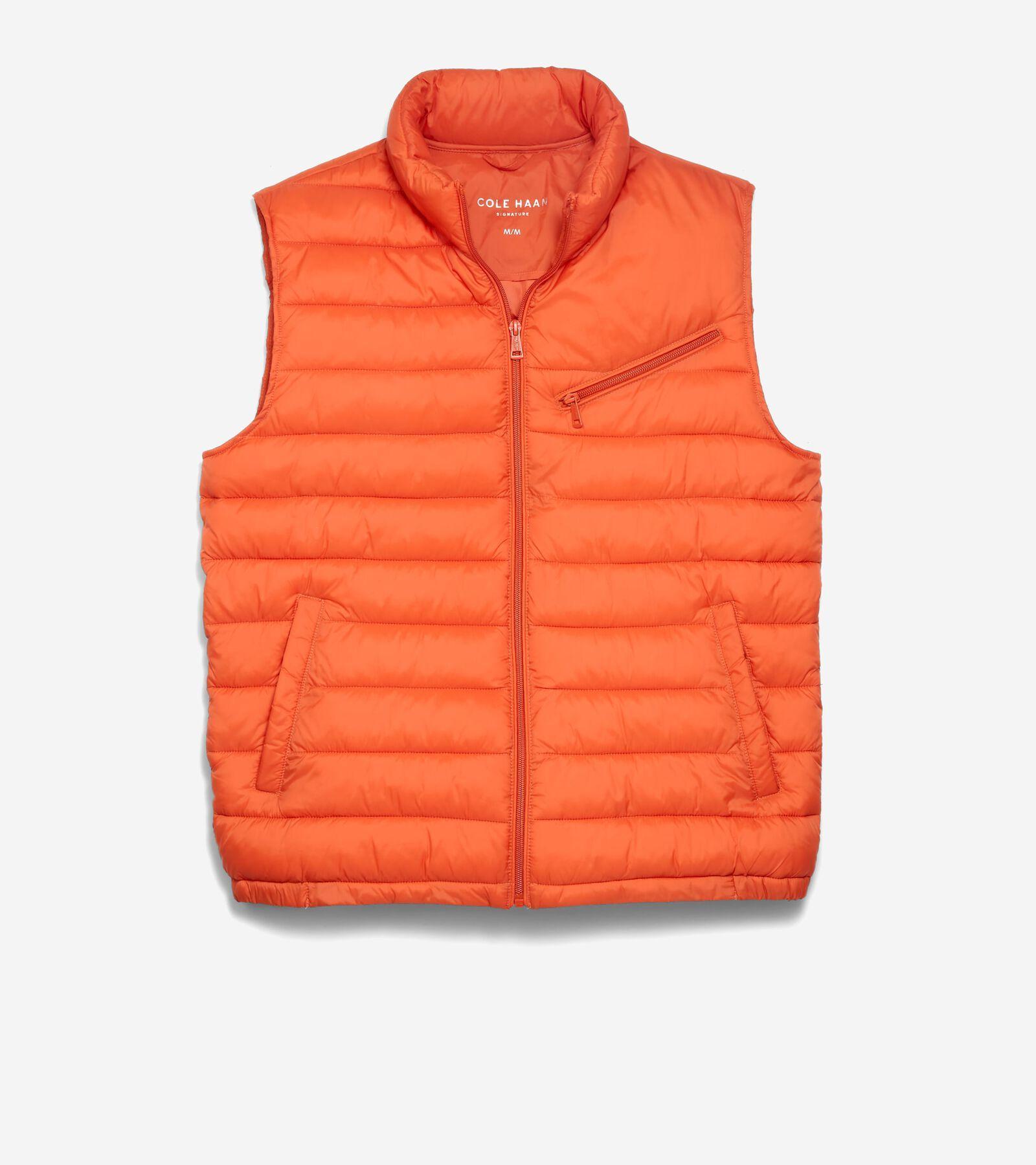 Cole Haan Quilted Zip Front Vest Product Image