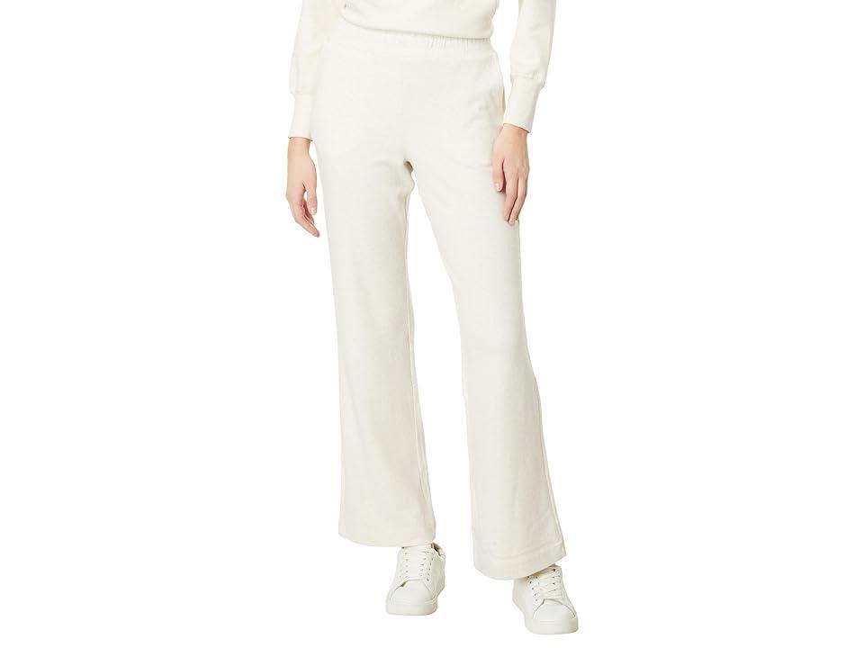 Faherty Legend Lounge Wide Leg Pant (Off White) Women's Dress Pants Product Image