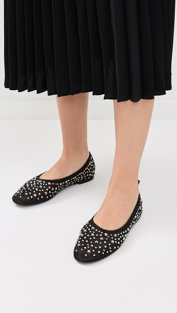 Tory Burch Eddie Crystal Ballet Flats 2.0 | Shopbop Product Image