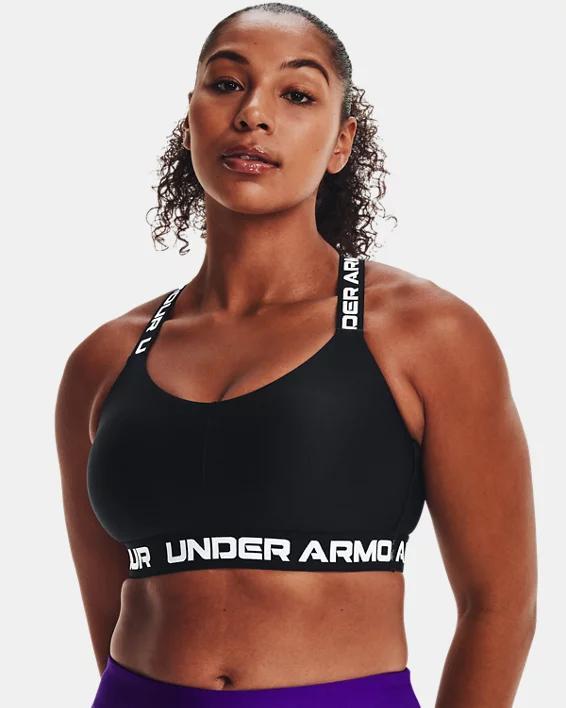 Women's UA Crossback Strappy Low Sports Bra Product Image