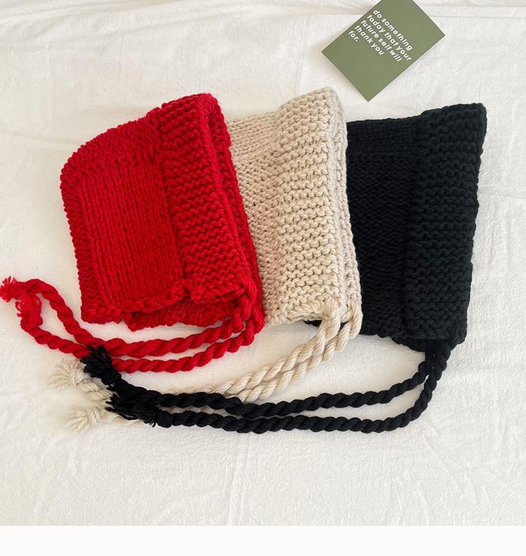 Plain Cable Knit Bonnet Product Image