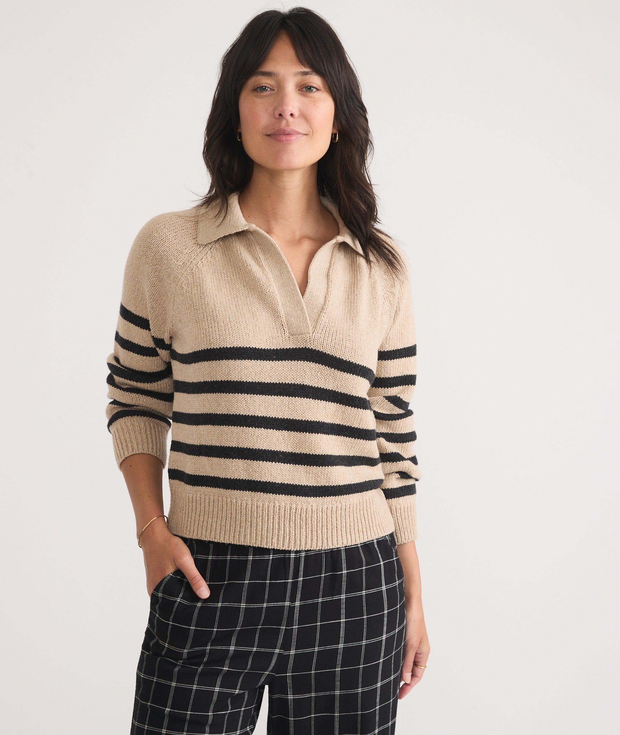 Claire Relaxed Sweater Polo Product Image