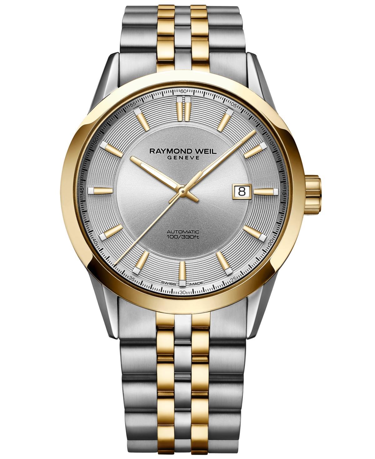 Raymond Weil Mens Swiss Automatic Freelancer Stainless Steel Bracelet Watch 42mm Product Image