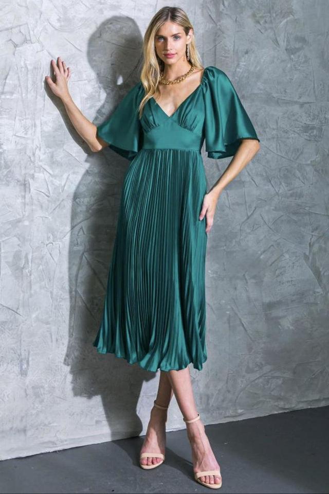 Satin Midi Dress Product Image