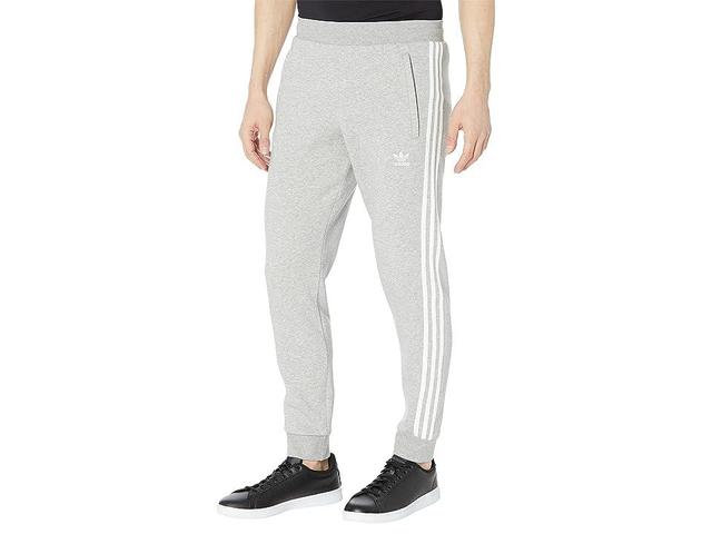 adidas Originals Mens adidas Originals 3 Stripes Fleece Pants - Mens Gray/White Product Image