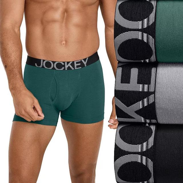 Mens Jockey ActiveStretch 3-Pack Boxer Briefs Product Image