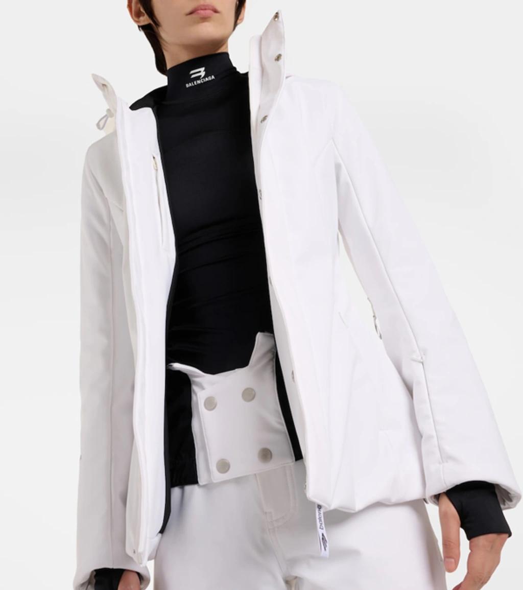 BALENCIAGA 3b Sports Icon Ski Jacket In White Product Image