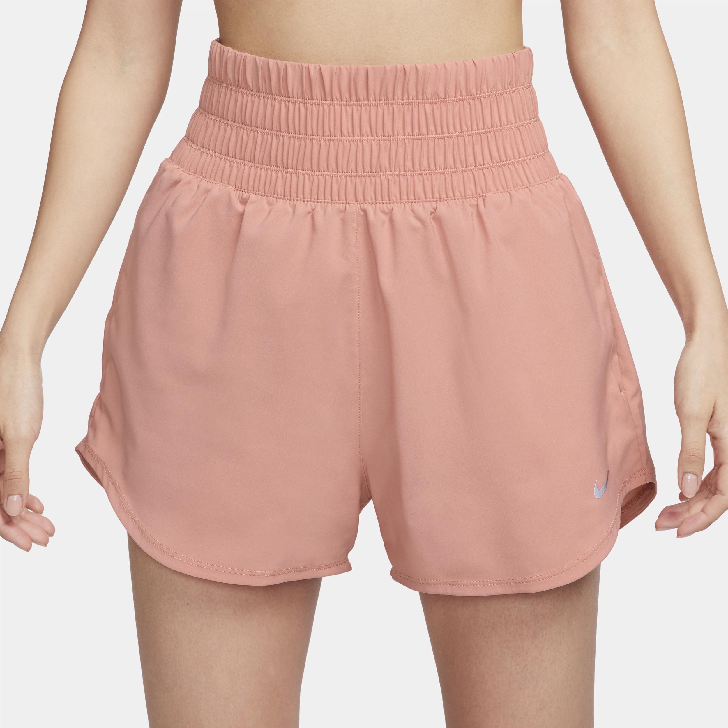 Nike Women's One Dri-FIT Ultra High-Waisted 3" Brief-Lined Shorts Product Image