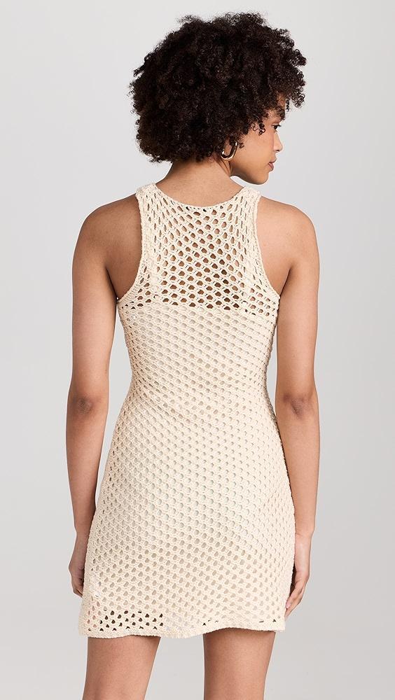 MINKPINK Balmy Crochet Knit Mini Dress | Shopbop Product Image