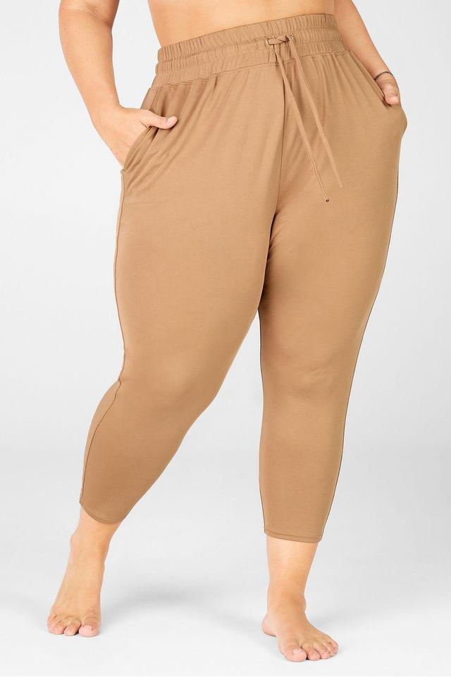 Fabletics Blaine Jogger Womens Barista plus Size 4X Product Image