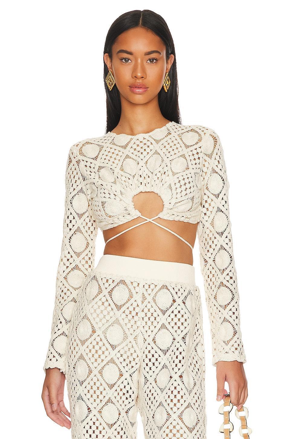 Hira Crochet Top Andrea Iyamah Product Image