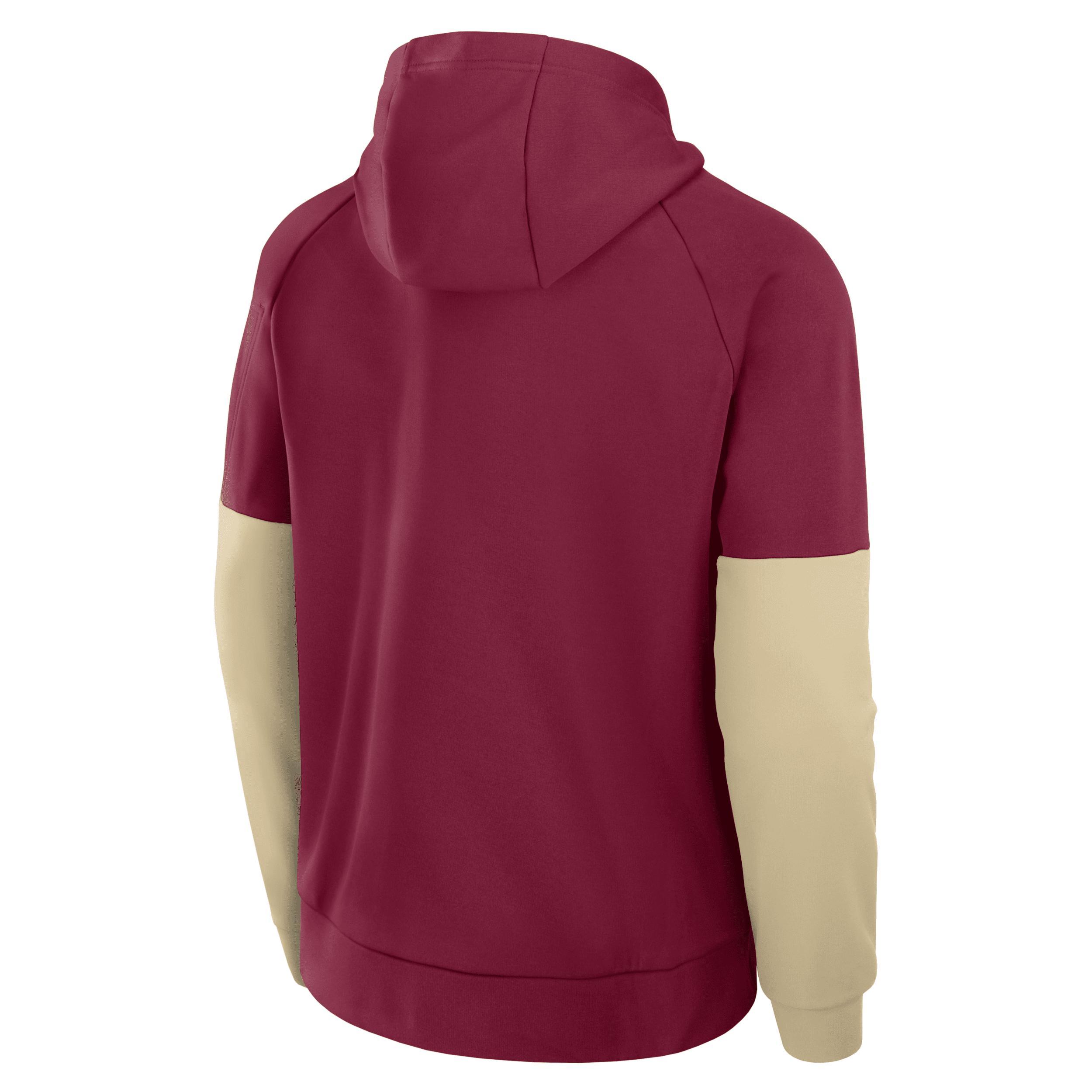 Florida State Seminoles Fitness Men’s Nike Therma College Pullover Hoodie Product Image