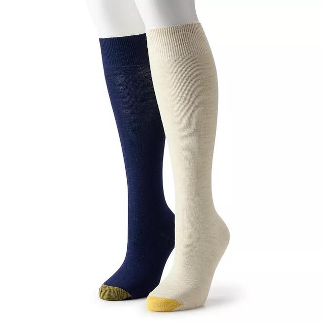 Womens GOLDTOE 2-Pack Basic Knee-High Socks Product Image