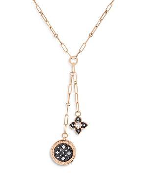 Womens Venetian Princess 18K Yellow Gold & Diamond Double-Medallion Necklace Product Image