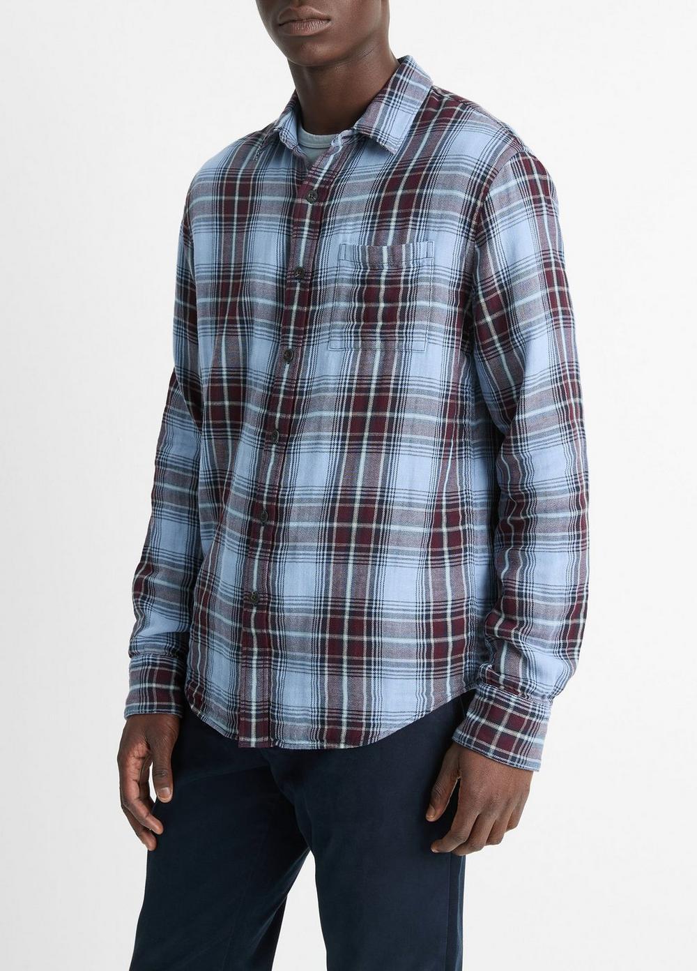 Napa Plaid Cotton Shirt Product Image