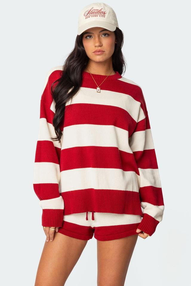 Riley Oversized Striped Sweater Product Image