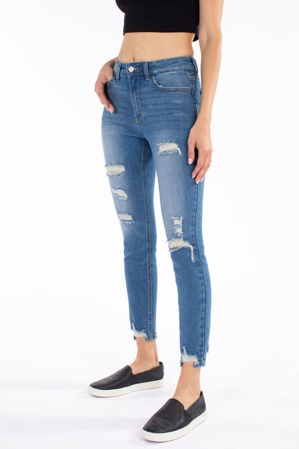 Ankle Distressed Skinny Product Image