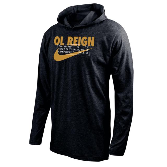 Kansas City Current Nike Men's Soccer Long-Sleeve Hooded T-Shirt Product Image