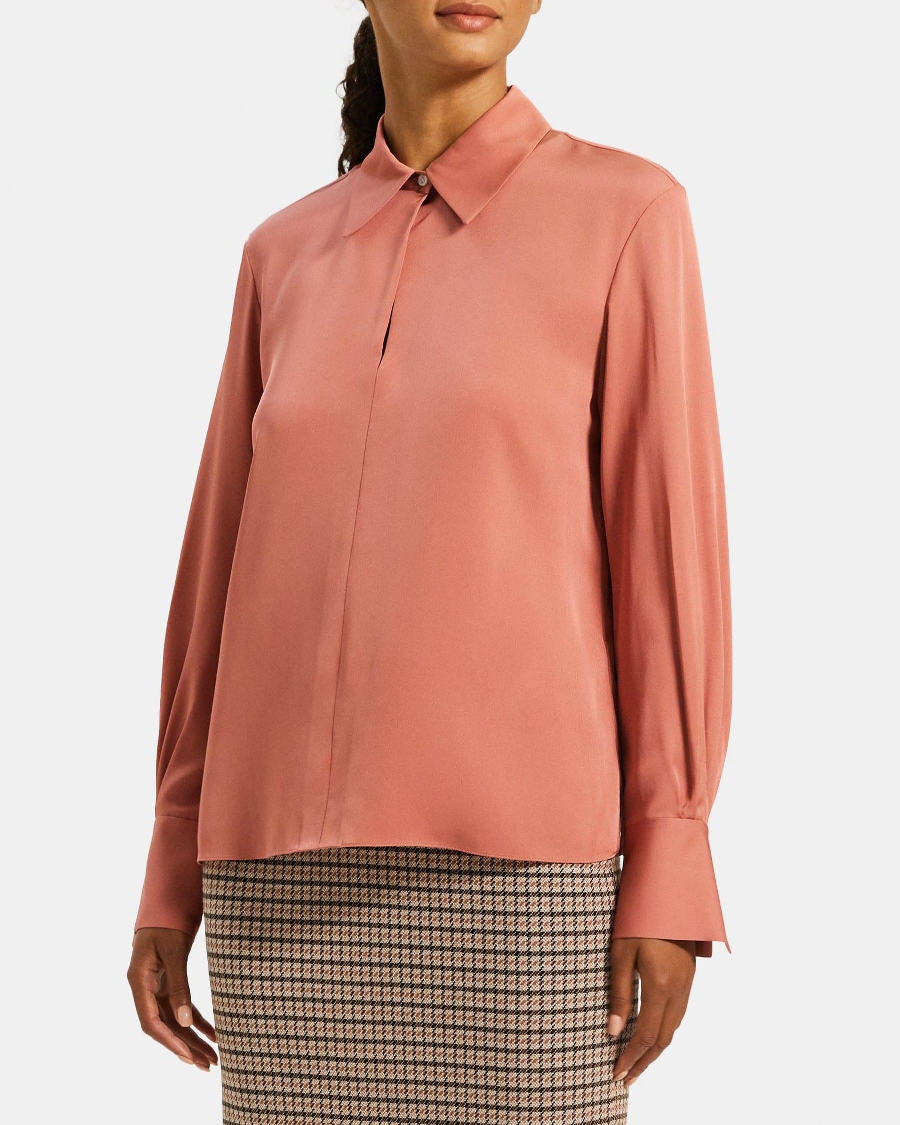 Popover Blouse in Silk Georgette Product Image