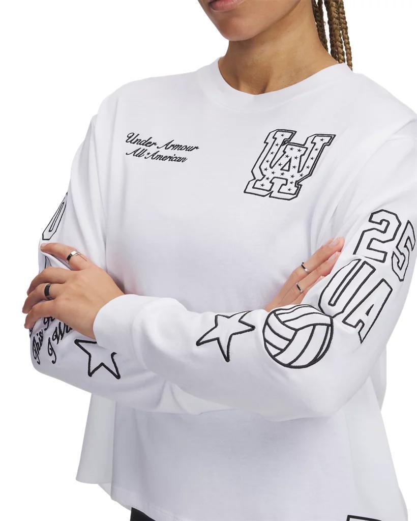 Women's UA Heavyweight Cotton All America Oversized Long Sleeve Product Image