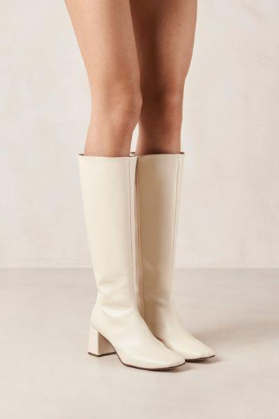 SVEGAN Chalk Vegan Leather Knee High Boot Womens at Urban Outfitters Product Image