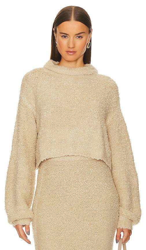 LPA Shai Sweater in Neutral. - size XXS (also in M, S, XL) Product Image