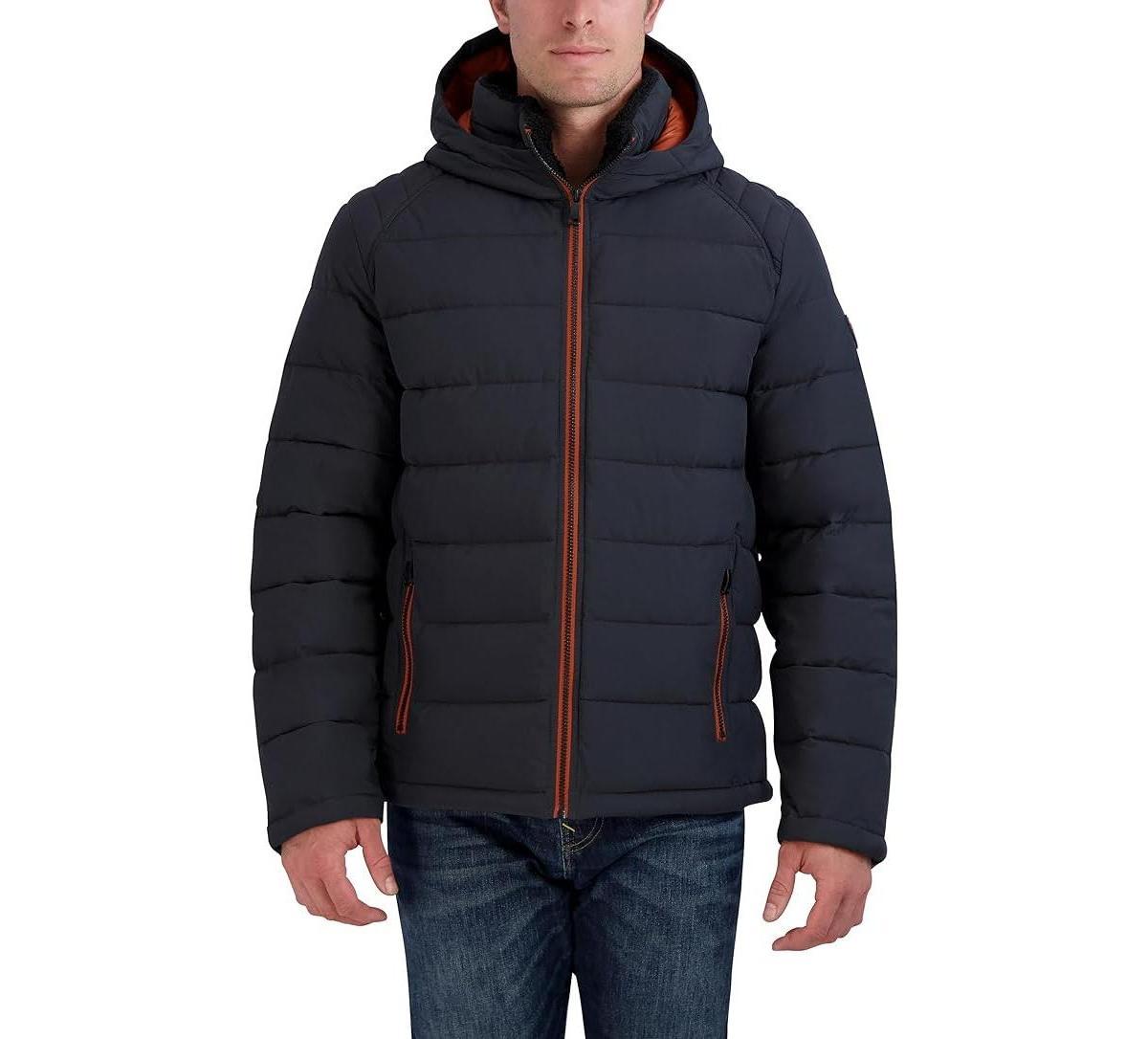 Mens Halitech Quilted Jacket Grey Product Image