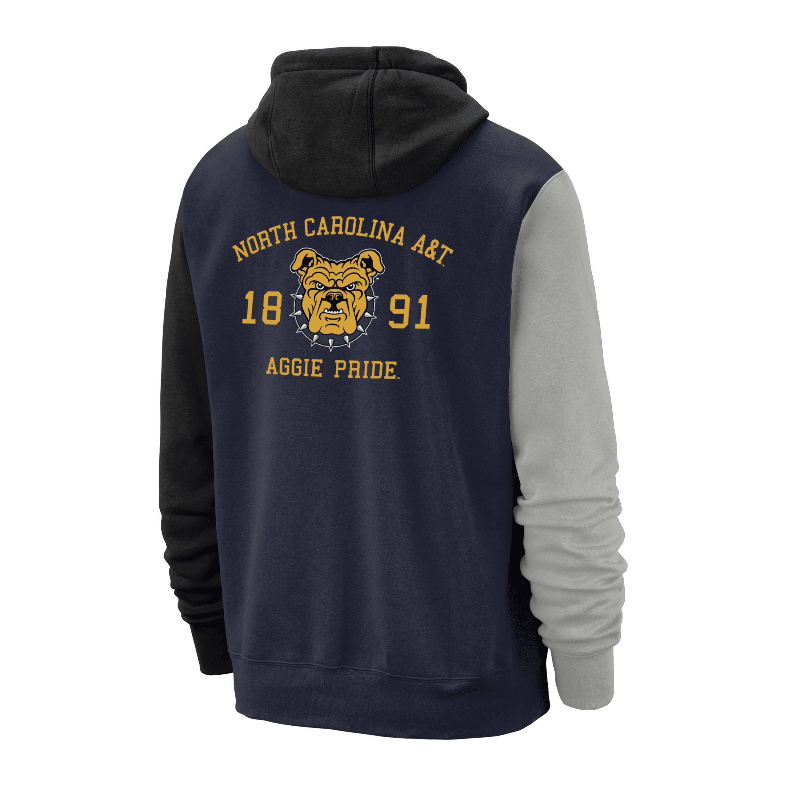 North Carolina A&T Club Fleece Nike Mens College Hoodie Product Image