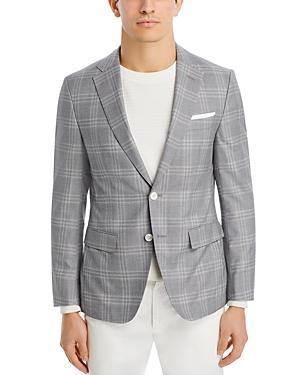 Mens Wool Check Two-Button Sport Coat Product Image