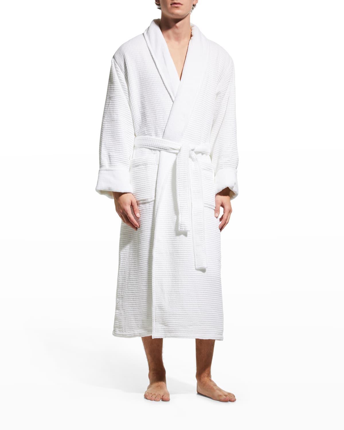 Mens Hydrocotton Waffle Terry Robe Product Image