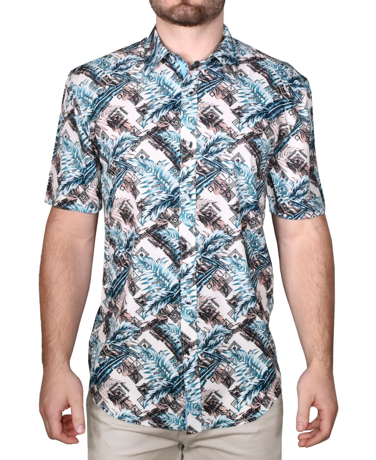 Vintage 1946 Mens Printed Short-Sleeve Woven Shirt Product Image