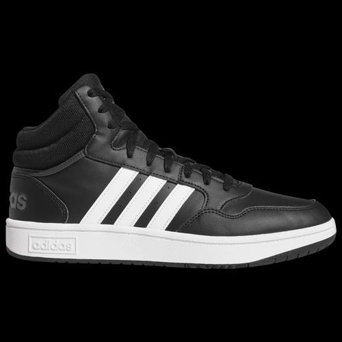 adidas Mens adidas Hoops 3.0 Mid - Mens Shoes Core Black/Grey/White Product Image