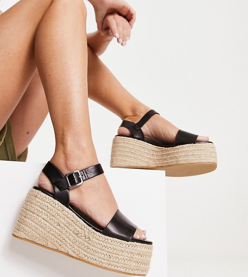 Glamorous Wide Fit espadrille platform sandals Product Image