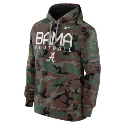 Alabama Crimson Tide Military Appreciation Club Men’s Nike College Pullover Hoodie Product Image