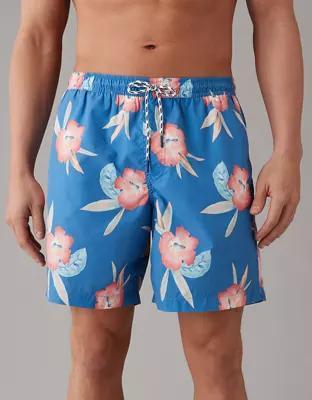 AE Tropical Flex 7" Swim Trunk Product Image