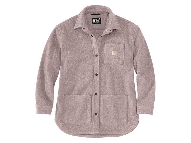 Carhartt Loose Fit Fleece Shirt Jacket (Mink) Women's Clothing Product Image