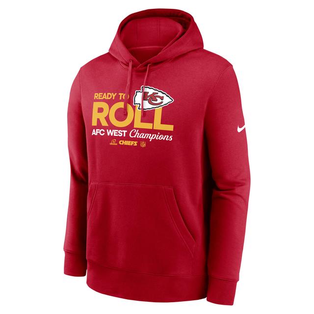 Kansas City Chiefs 2024 AFC West Champions Trophy Collection Nike Men's NFL Pullover Hoodie Product Image