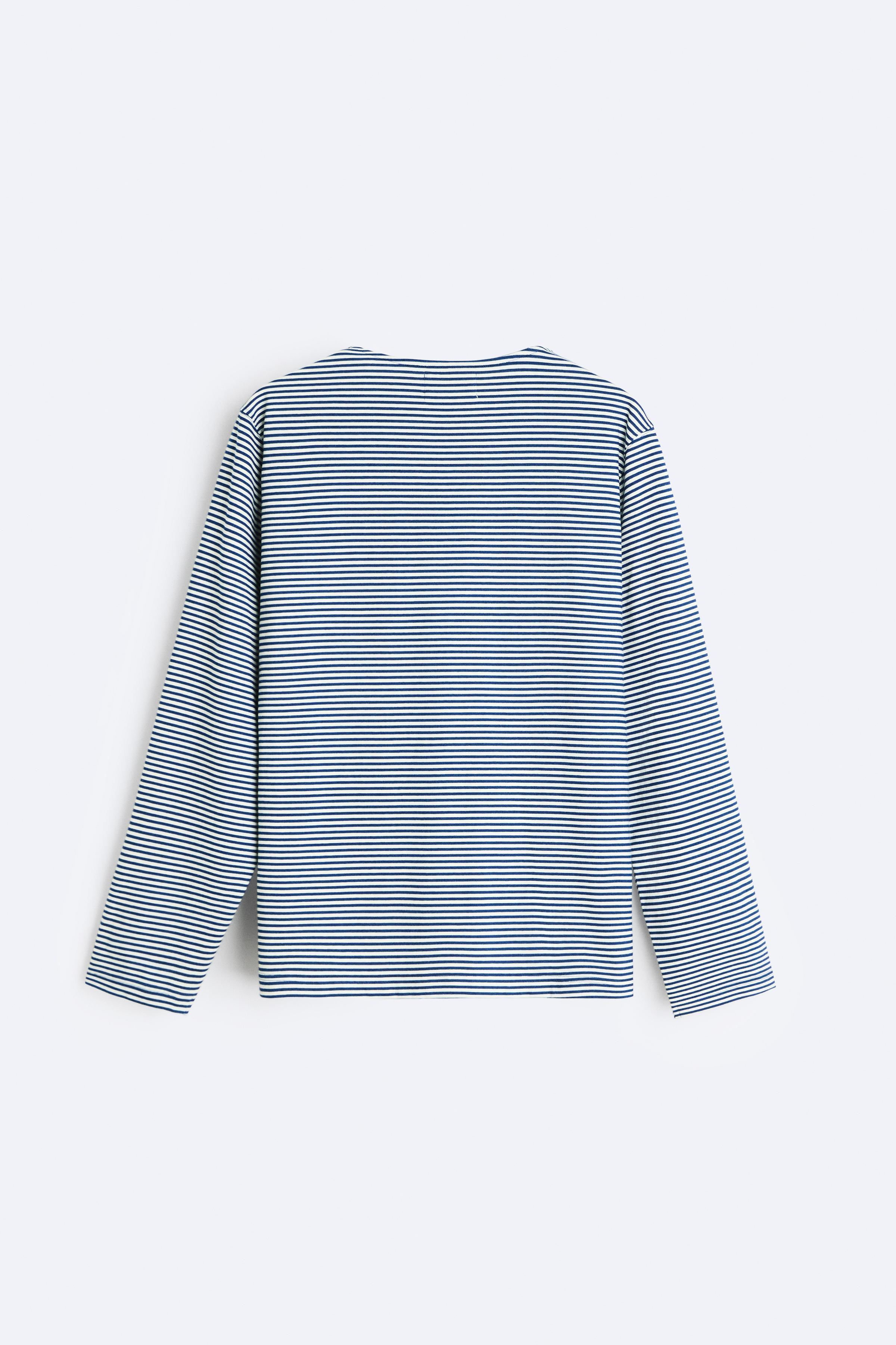 STRIPED JACQUARD T-SHIRT Product Image