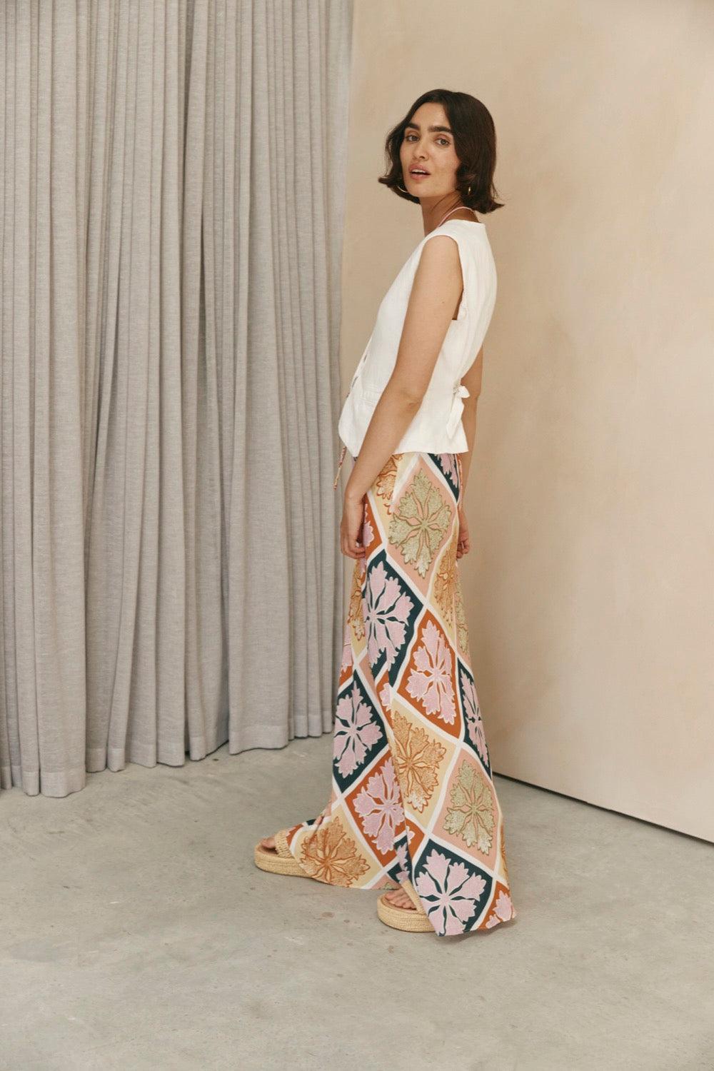 Del Core Bias Cut Maxi Skirt Sunnei Product Image