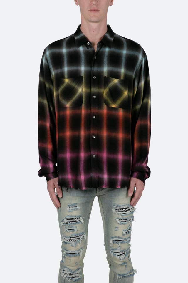 Ombre Flannel Shirt - Multi Male Product Image