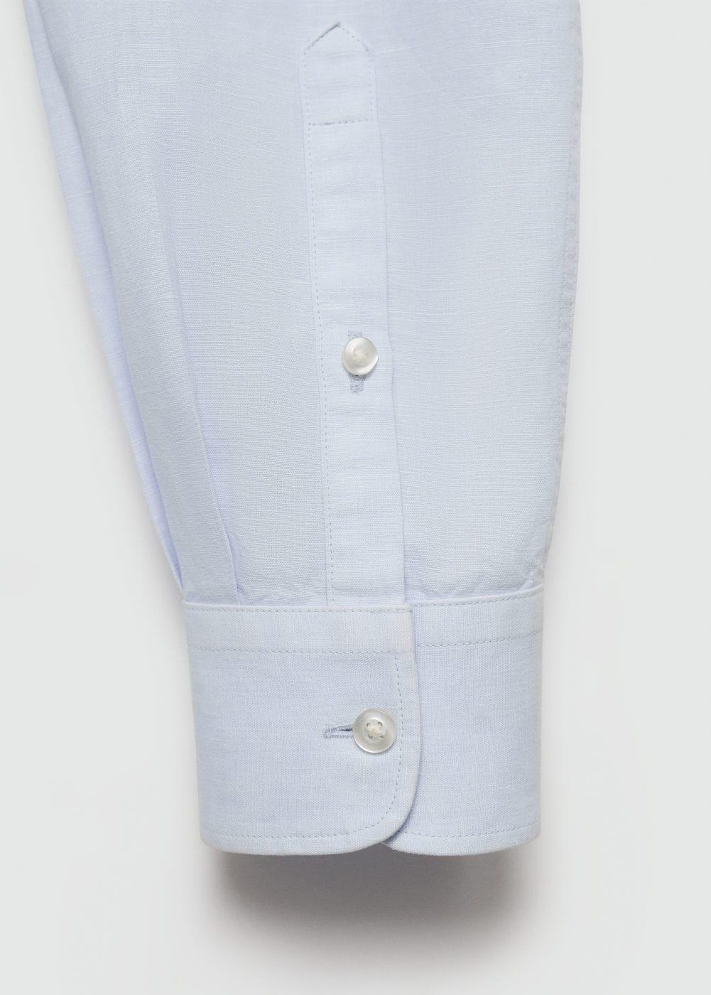 Mango Mens Linen Blend Shirt Product Image