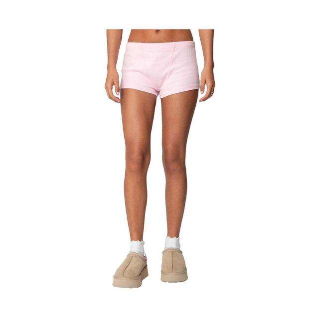 Edikted Womens Rebekah Ribbed Shorts Product Image