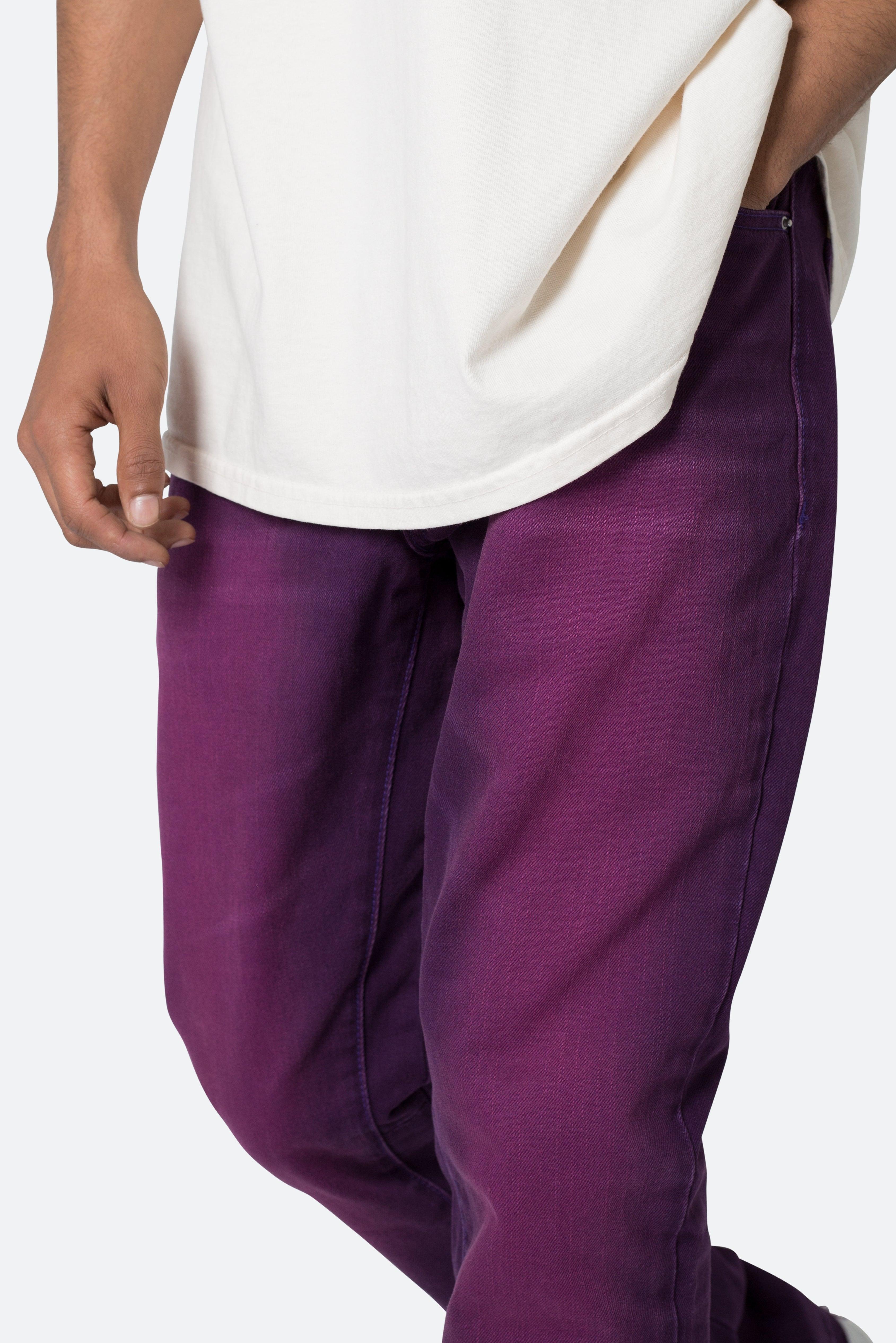 B512 Flare Denim - Purple Product Image