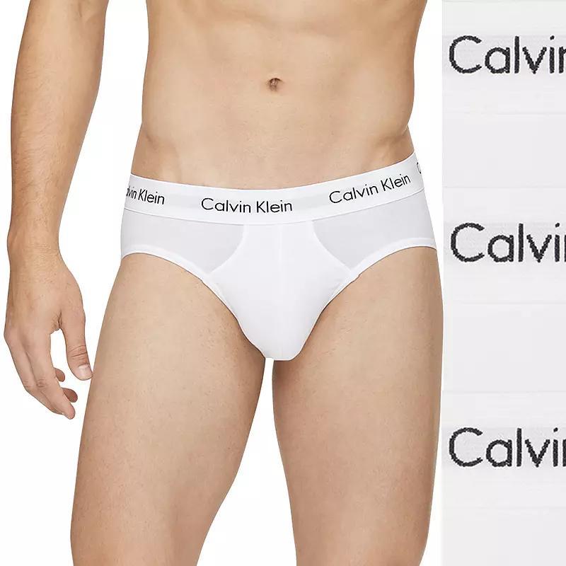 Calvin Klein Mens 3-Pack Cotton Stretch Briefs Underwear Product Image