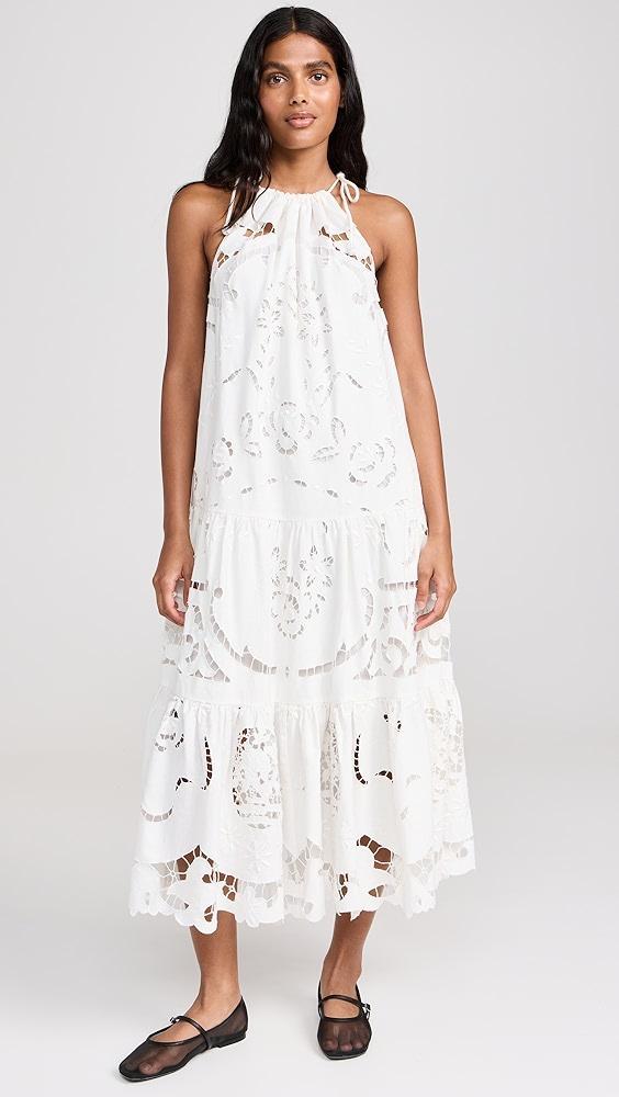 Sea Edith Embroidery Halter Neck Dress | Shopbop Product Image