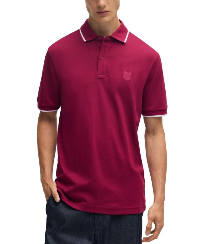 Boss by Hugo Boss Mens Slim-Fit Pique Polo Product Image